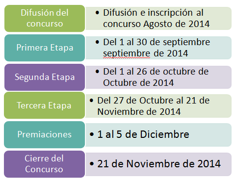 fechas concurso